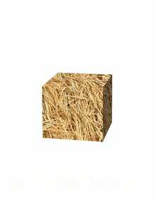 2 piezas/1 pieza - Caja decorativa con manojos de paja, decoración de fiesta vaquera occidental, caja de granero de heno, pacas de heno apiladas, regalo de cartón, accesorios de fotografía, centro de mesa, fiesta de cumpleaños de rodeo vaquero, baby shower, caja de pacas de heno, accesorios de foto de fiesta vaquera occidental a granel, regalo de cumpleaños, suministros de granja - Multicolor - Ver 12