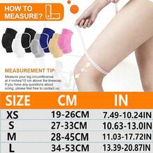 1 Pair Volleyball Knee Pads, Soft & Breathable, Unisex, Knee Protection For Volleyball, Soccer, Dance, Yoga, Tennis, Running, Cycling, Fitness, Climbing And Other Sports - Multicolor - View 6