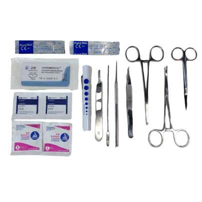 Advanced Surgical Suture Kit First Aid Medical Travel Trauma Pack.Great Choice For People Who Want A Light Kit With A Comprehensive Set Of Tools.