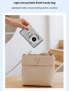 1 pièce Appareil photo numérique Q12 50 millions de pixels, écran 2,4 pouces, appareil photo rechargeable, CCD et modes de filtre multiples. Appareil photo numérique portable anti-vibration et à zoom intelligent pour l'extérieur (sans carte mémoire) - Appareil photo - Voir 10