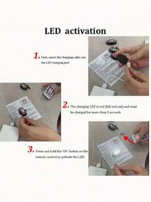 2/4/6pcs Motorcycle LED RGB Light 7Colors With Remote Light Mini Lights USB Airplane Lights Universal For Cars And Motorcycles With Remote Control