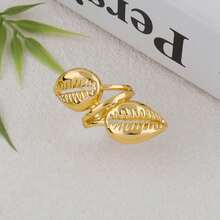 24K Gold-Plated Earrings And Ring Set, Featuring Light Luxury Women's Jewelry Design, Suitable As Christmas, Birthday, And Party Gifts
