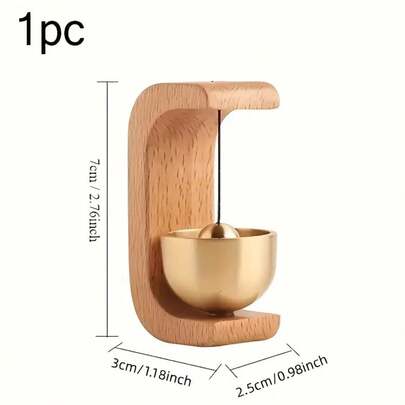 多巴胺铜质门铃，家居装饰；日式风格入口门铃；可用作礼物装饰品，悬挂在门上，适合青少年爱好、收藏、派对用品，是青少年的创意玩具；可用作圣诞礼物、派对礼物。