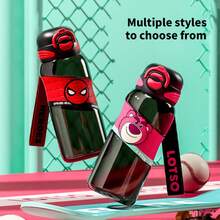Disney Bình nước trẻ em  700ml dùng cho trường học Bình nước thể thao uống trực tiếp cho học sinh tiểu học nắp lớn - Nhiều màu - Xem 6