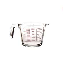 Heat-Resistant Borosilicate Glass Measuring Cup With Handle And Scale, Glass Mixing Bowl For Baking, Cooking And Measuring - Transparent - View 13