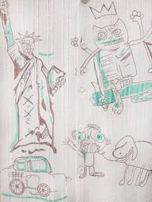 纹理面料，印花衬衫，沙滩棕榈树日落印花，男女皆宜，男女通用，质感，时尚年轻，休闲外出，透气面料，度假装，日常百搭服装 - 白色 - 查看 4