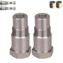 Oxygen Sensor Filter Adapter - New Stainless Steel Extension Pipe Fitting - Car Extension Screw (2 Pcs) - 2個 - 查看 9