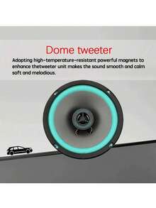 这些4/5/6.5英寸汽车扬声器，拥有100W功率输出和双路高保真同轴设计，在整个频率范围内（包括高、中、低频）均能提供卓越的性能。它们是升级或更换汽车门扬声器的理想之选，可显著提升您的车内音乐聆听体验。