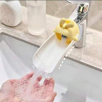 Extensor de grifo en forma de U de fácil instalación - Acceso conveniente al fregadero, de plástico