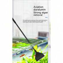 Fish Tank Cleaning Tool Flat Sand Algae Removal Dual-Use Glass Algae Removal Scraper Household Cleaning Tool Aquarium Accessories - Multicolor - View 11