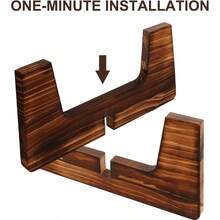 Plant Stand Indoor Short Plants Holder For 515 Inch Pot Brown Wooden Flower Pot Stand For Indoor Plants Small Single Floor Plant Stand Wood - C型 - 查看 6