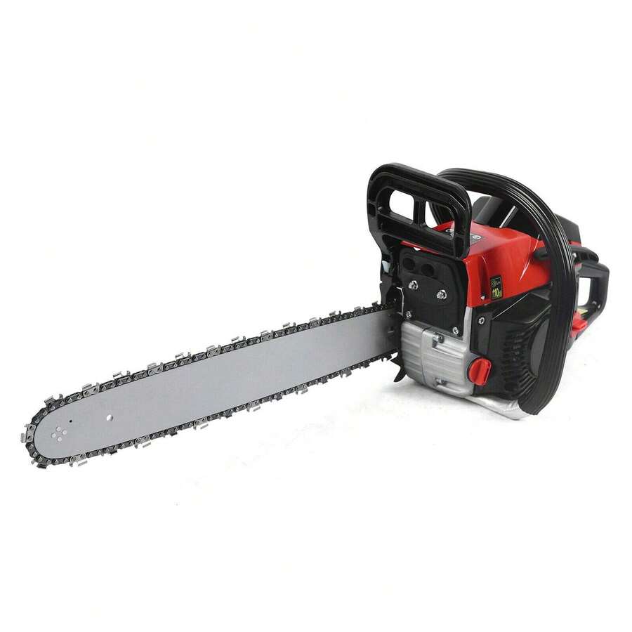LYNICESHOP 68cc 2-Cycle Gas Chainsaw 18Inch Gasoline Powered Chainsaw Handheld Anti-Vibration System Gasoline Chain Saw Kits For Cutting Wood Outdoor Garden Farm With Tool Kit Thicken The Brake Handle USA STOCK - mặc định - Xem 1