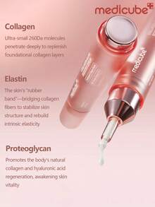 Medicube Collagen Glow Booster Milk Serum 15ml,Radiance & Hydration With Niacinamide, Milk Protein Extract, Brightening& Firms Skin - Korean Skin Care - Pink - View 2