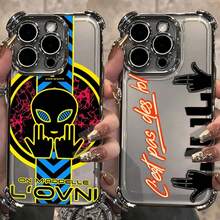 Funda chapada de lujo JuL C'est Pas Des Lol para 17 16 15 14 13 12 11 Pro Max Plus, funda trasera anticaída Airabag - DDW-260DD88020A3 - Ver 1