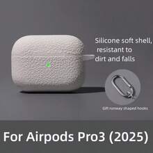 适用于 Pro 3/4/Air 4 的保护壳，荔枝纹理保护套，超薄硅胶材质，精准开孔，防指纹防尘 - 白色 - 查看 11