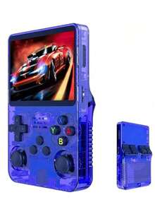 Portable Handheld Game Console, Pocket Game Console, Travel Game Console, With Extended Battery Life, Extensive Gaming Time, IPS High-Definition Screen, OTG Adapter And USB Charging Cable, Supports Multiple Languages, Handheld Retro Game Console Linux System, 3500MAH,Pocket Game Console, Handheld Game Console, Dual System High-Definition Color Screen, Perfect Valentine's Day Gift For Gamers, Game Console Handheld