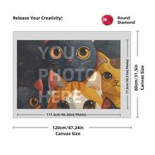 Anpassade diamantmålningsset för vuxna, med personliga namndiamantmålningar, specialdesignade diamantmålningar och exklusiva mönster. Anpassade 5D DIY-diamantmålningsset. - Multifärgad - Visa 84