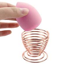 1 Pc Beauty Sponge Blender Holders Makeup Sponge Drying Stand Beauty Sponge Holder Storage Rack Egg Powder Puff Display Stand Sponge Storage, Rose Gold - 1 - Xem 2