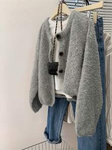 Women Cardigans - Yellow - View 7