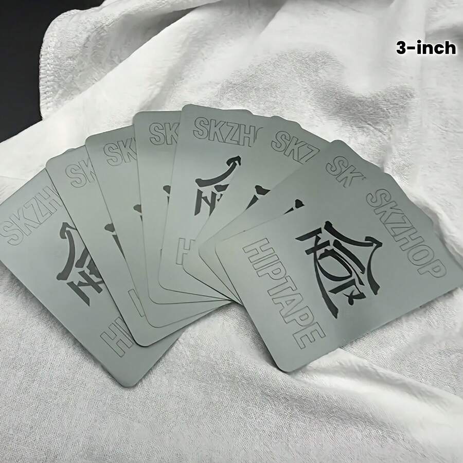 3-Inch SKZ K-Pop Photo Cards, Double-Sided Matte Finish, High-Quality English Printing, Ideal Gift For Fans, Photo Card Album