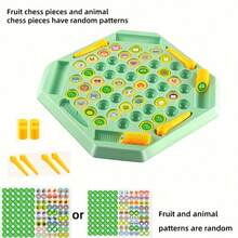 Flip Flop Kids Competitive Board Game, Fruit & Animal Matching Memory Observation Tabletop Game Toy, Holiday Gift - Extra Large Memory Flip Chess - View 6