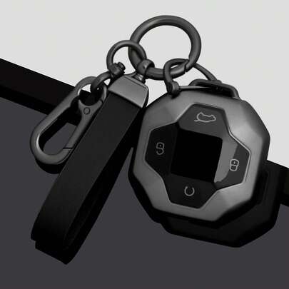 غطاء مفتاح السيارة لشيري جيتور T2 ترافيلر ترافيلر برو 2023 2024 غطاء ريموت كنترول حامل سلسلة المفاتيح ملحقات داخلية