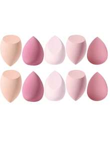 10pcs/30pcs Soft Makeup Sponge Set – Non-Latex Reusable, Powder-Free, Random Colors & Dry-Wet Dual-Use,Cheap,Valentine's Day,Cheap Items,Travel,Travel Essential,Room Decor,Valentine's Gift,Cheap Stuff,Room,1 Dollar Items,Vacation Essentials,Gifts For Women,Bedroom,Valentine,99 Cent - Multicolor - View 9