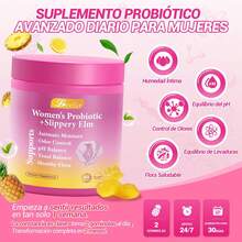 WindBoss Leefar Her Balance Gomitas Probióticas para Mujeres | Con Olmo Resbaladizo y Cultivos Vivos | Apoyo al Bienestar Íntimo y Sensación de Frescura | Sabor Piña, 30 Días - paquete 1 - Ver 4