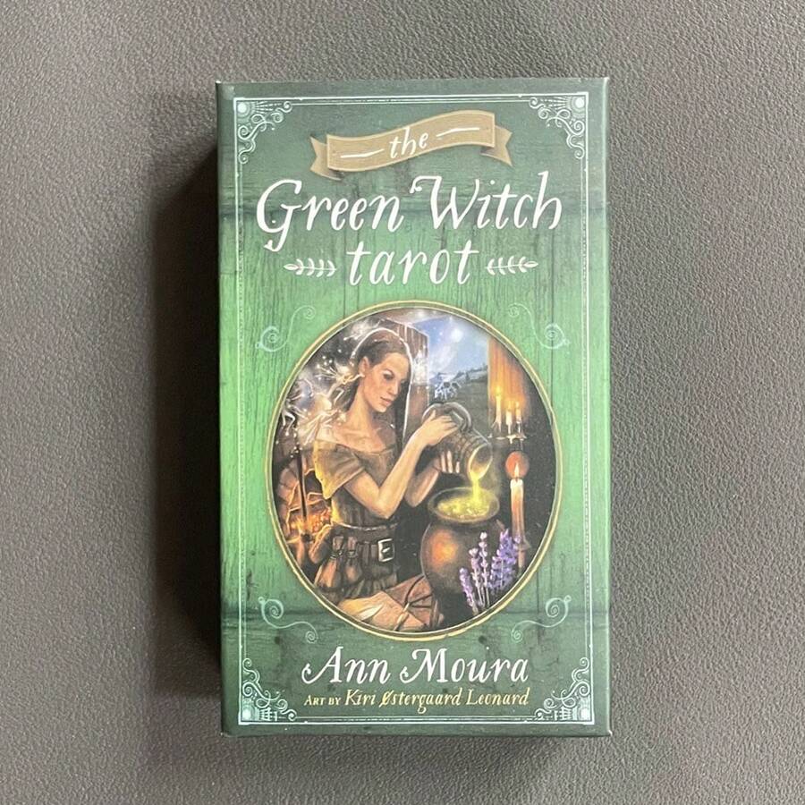 The Green Witch Tarot - Full English Tarot Card Game, Enhancing Party And Gathering Fun - A - View 1