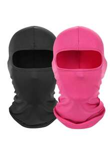 Conjunto de 1/2/3 balaclavas unissex, máscara facial esportiva respirável com proteção solar, ideal para esportes diários, caminhadas, escaladas e muito mais, perfeitas para o verão, praia e férias. - Multicolorido - Ver 3