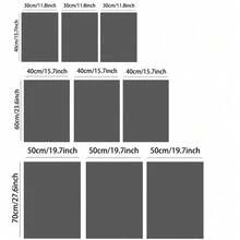 3幅/套无框帆布海报，现代艺术，粉色颗粒渐变帆布画，浅粉色墙面艺术，抽象色彩渐变，卧室客厅走廊的理想礼物，墙面艺术，墙面装饰，冬季装饰，房间装饰 - 彩色 - 查看 5
