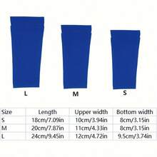 1 Pair Football Shin Guards With Leg Warmers, Breathable Soft Dual-Layer Leg Protection Equipment With Pocket, Soccer Sports Gear - Multicolor - View 3