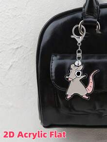 Cute Cartoon 2D Acrylic Backpack Keychain - Fun Mouse Accessory, Suitable For Backpacks, Bags, Car Keychains, And Daily Use, Fashionable Commemorative Pendant, The Best Choice For Couples' Gifts And Party Supplies, And An Ideal Holiday Gift For Family And Friends - Multicolor 5 - View 6