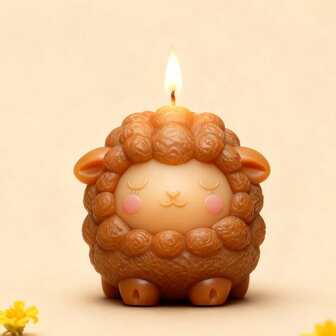 绵羊硅胶模具，树脂模具，适用于制作蜡烛、石膏、香薰、手工皂等DIY工艺品，适合情人节、春季、复活节等节日使用。