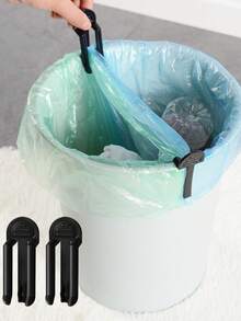 1/3/5 件防扭防滑垃圾袋架 - 采用耐用 PP 材料制成，适用于厨房、浴室、客厅和户外使用，可放置垃圾袋并使其远离地面