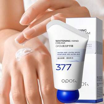 80g Crema de manos blanqueadora con niacinamida, centella y extracto de té. Hidrata profundamente la piel seca, agrietada y áspera, sella la humedad, suaviza y alisa las manos, los pies y la piel del Body. Adecuado para otoño/invierno para hombres y mujeres.