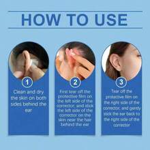 6/12/18/24/36片装耳贴，带耳廓修正剪裁，垂直V形脸贴，适用于日常妆容、派对、婚礼、购物、约会、晚会、团队建设、节日、母亲节礼物、毕业礼物、节日假睫毛、锐舞妆容、锐舞派对 - 彩色 - 查看 4