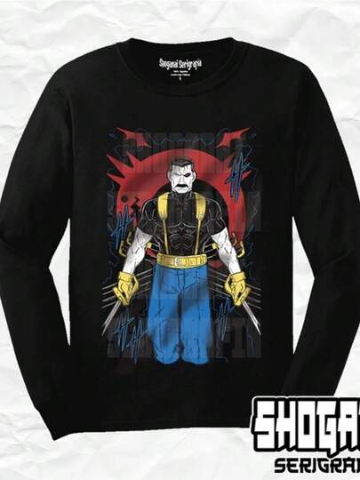 FMA05 Roy Mustang - Fullmetal Alchemist Polera Manga Larga