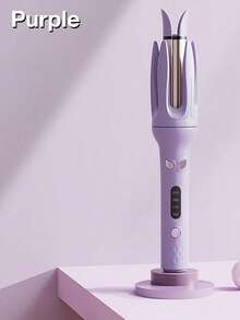 Automatic Ceramic Curling Iron, 4 Temperature Settings, Anti-Scald Design, LED Display - Easily Create Long Curls, Fast Heating, Suitable For Women - EU C Type Plug(220-240V) - View 9