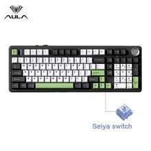 F99 PRO Custom Mechanical Gaming Keyboard Tri-Mode Wireless Hot-Swappable Gasket Mount Structure Pre-Lubed Linear Switches RGB Backlighting PC Peripheral - 彩色 - 查看 26