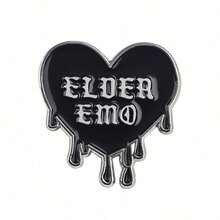 Enamel Pin Lapel Pins Badges On Backpack Women's Brooch Clothes Gift Jewelry Fashion Accessories - màu đen - Xem 1