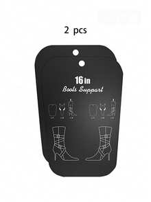 Molded Wrinkle-Resistant Black Matte Plastic Boot Shaper, New Style High Elasticity Tall Boot Stretcher