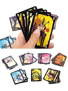 1 Pieza Juego de cartas para fiestas familiares, Juego de cartas español "Polilla Tramposa" para adultos y juegos de ocio