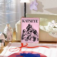 1幅无框粉色女团KATSEYE海报，Kpop墙面艺术音乐粉丝装饰帆布画，适用于卧室、宿舍、客厅等房间装饰，个性海报，房间装饰，卧室墙面装饰画，Katseye海报，粉色Kpop艺术女团装饰 - 彩色 - 查看 2