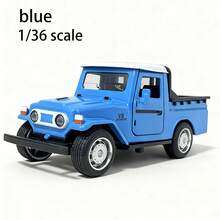 Alloy Cool Road Ze FJ40- Pickup Simulation Car Toy Model Off Road Vehicle Collection Birthday Gift - Christmas Gift Perfect Gift - Gift - Multicolor - View 10
