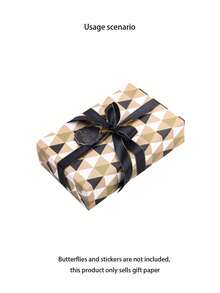 5pcs Gift Paper DIY Gift Wrapping Paper, Size 70*50cm/27.6*19.7in, Suitable For: Gift Giver, Relatives And Friends. Suitable For Various Occasions: Birthday Parties, Holiday Celebrations, Business Gifts. Variety Of Styles - Multicolor - View 10