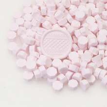 100 sztuk/worek Metalowe ośmiokątne koraliki do pieczętowania woskiem, używane do pieczętowania kopert, zaproszeń ślubnych, koralików do pieczętowania opakowań prezentowych