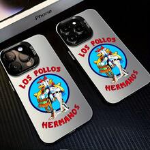Popular Creative Los Pollos Hermanos Phone Case Compatible with for  17 16, 15, 14, 13, 12, 11 Pro Max, X, XR, XS Max, 8, 7 Plus, Featuring a Shockproof Matte Back. - Color mixto 1 - Ver 2