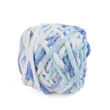 DIY条纹羊毛钩针鞋带手工编织线粗毛线，婚礼节日条纹羊毛，单股中等粗毛线面团手工编织包围巾线，手工编织，婚礼，节日，家庭聚会，生日礼物 - 彩色 - 查看 20