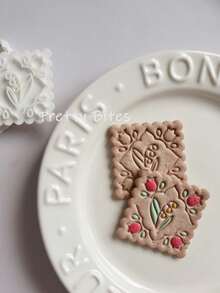 Blumen-förmiger Keksausstecher Stempel Muttertag Rose Lilie Prägbarer Keksstempel Konfekt Kekse Küchen Backwaren Werkzeuge - Blume - Übersicht 6